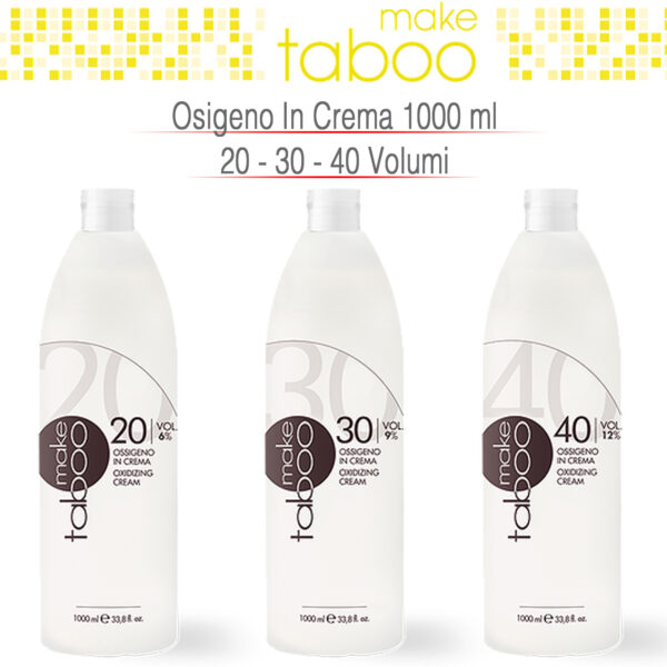 MAKE TABOO OSSIGENO IN CREMA 30 VOLUMI 1 LITRO