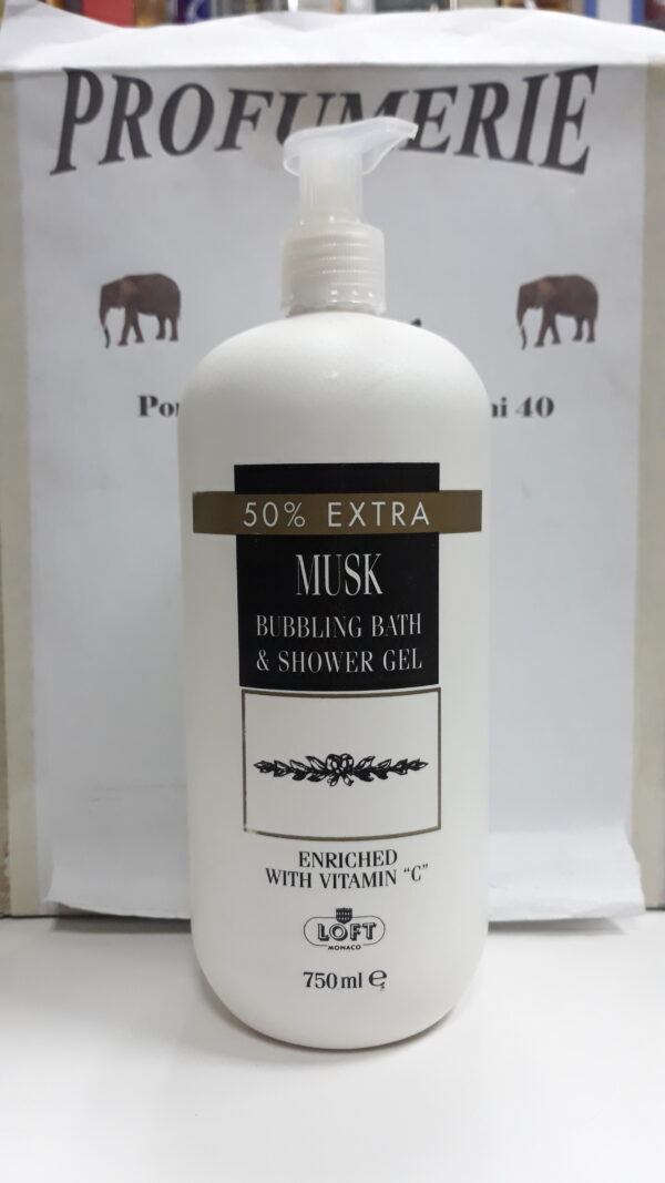 LOFT MUSK BAGNOSCHIUMA CON DOSATORE 500 ML..750 ML