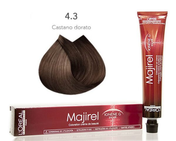 L'OREAL PROFESSIONNEL MAJIREL TINTURA CAPELLI 50 ML 4,3 CASTANO DORATO