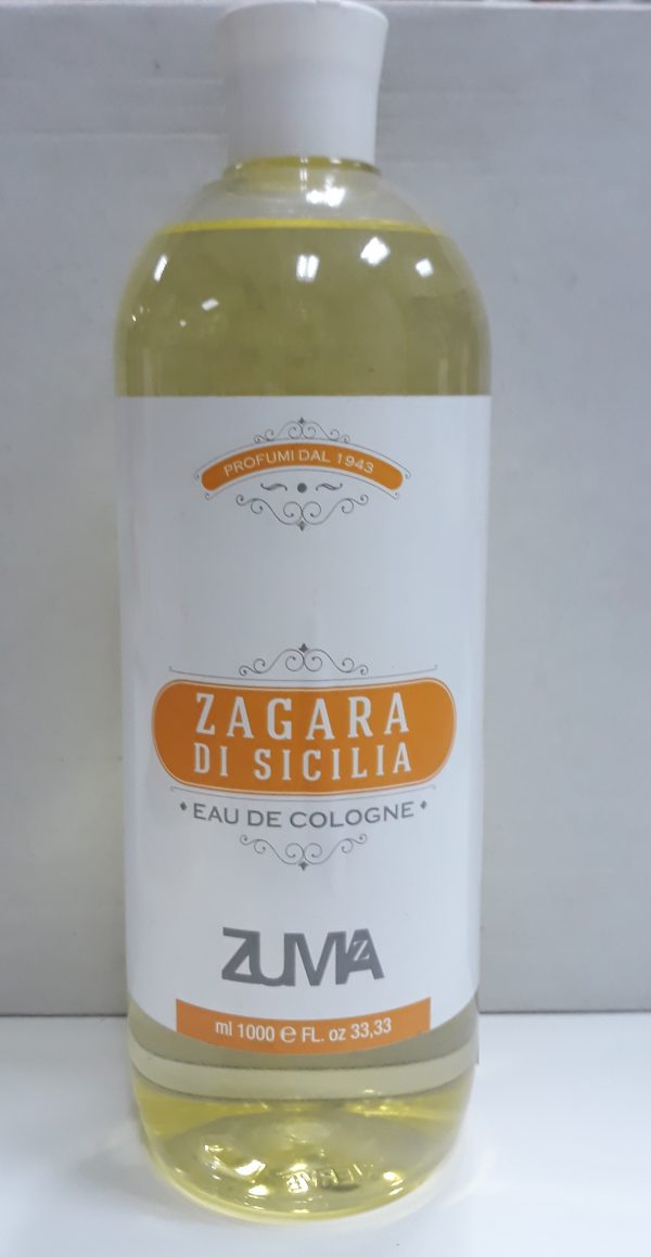 ZAGARA DI SICILIA ACQUA DI COLONIA 1000 ML SPLASH BOTTIGLIA IN PET
