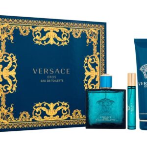 VERSACE EROS CONFEZIONE REGALO EDT 100 ML + EDT 10 ML + SHOWER GEL 150 ML