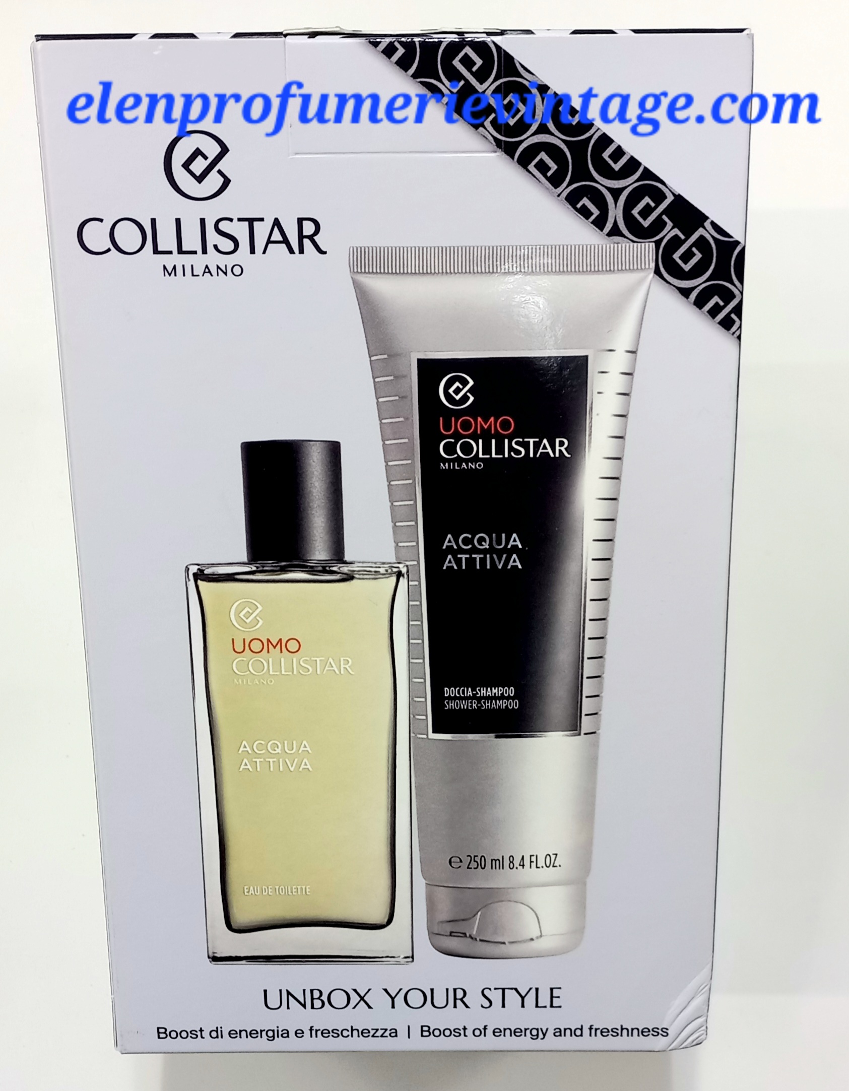 COLLISTAR UOMO SET ACQUA ATTIVA EAU DE TOILETTE 100 ML + DOCCIA SHAMPOO 250 ML